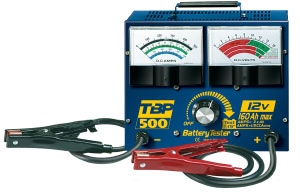 TBP 500 - Tradicionalen tester baterij 12 V. 160 Ah.