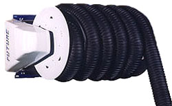 Kit for exhaust gas suction with motor