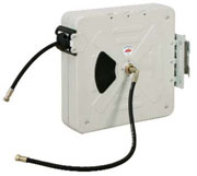 Automatic hose reel for grease