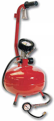 Tyre inflating device