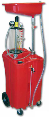 Plastic spent oil drainer