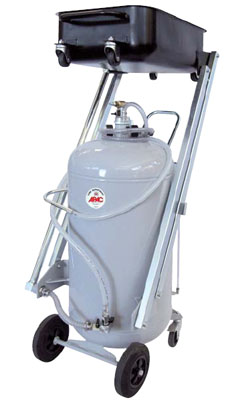 Spent oil vacuum suction item for trucks and vans