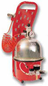 Clutch-brake bleeding equipment